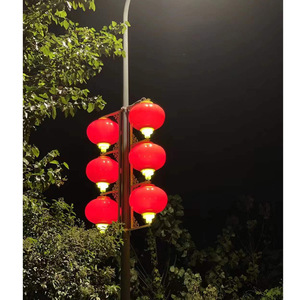 Lámpara Solar Jinchuan con Nudo Chino, Lámpara Acrílica para Paisajes, Iluminación Personalizada para Caminos Rurales - Product Image 3