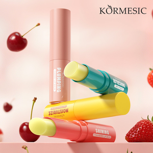 <span class=keywords><strong>Balsamo</strong></span> Labbra KORMESIC 3g Etichetta Privata Personalizzata OEM Gusti Assortiti Ciliegia Fragola Idratante Rimpolpante Rinfrescante Lucidante - Product Image 1