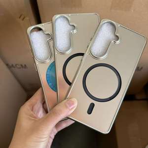 Coques de téléphone vierges BAILI en aluminium plaqué <span class=keywords><strong>argent</strong></span> avec rainure magnétique et double adhésif pour <span class=keywords><strong>transfert</strong></span> thermique, compatibles Samsung S26 - Product Image 5