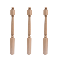 Pilier décoratif en bois sculpté, nouveauté, ligne de bois pour escaliers, pièces d'escaliers, OEM ODM, nouveauté,