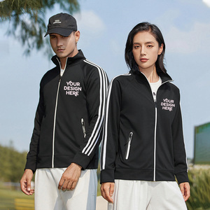 Monos deportivos al aire libre personalizados de alta calidad 2024, <span class=keywords><strong>abrigo</strong></span>, ropa, bolsillos con cremallera, ropa de grupo, chaquetas Unisex para hombres y mujeres - Product Image 3