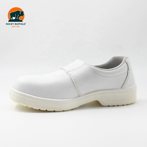 Rocky Buffalo Adjustable <strong>Velcro</strong> Safety <strong>Shoes</strong> White Steel Toe Cap Women <strong>Men</strong> Work Safety <strong>Shoes</strong> - Product Image 4