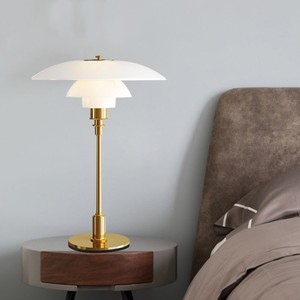 Lámpara de mesa de estilo minimalista nórdico, Base de bombilla E27, luz ambiental decorativa de vidrio para dormitorio, sala de estar, estudio, lectura - Product Image 2