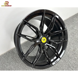 Rines Negros Personalizados de Aleación de Aluminio Forjado para Automóvil, de 19, 20, 21, 22 y 23 Pulgadas para Ruedas Ferrari 812 - Product Image 3