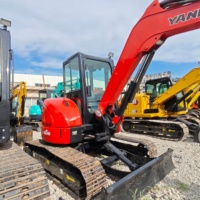 Harga Murah Jam Operasi Rendah Yanmar Vio40 Mini Excavator 4 Ton Mikro Kompak Mini Bekas Excavator Yanmar Vio40 Dijual