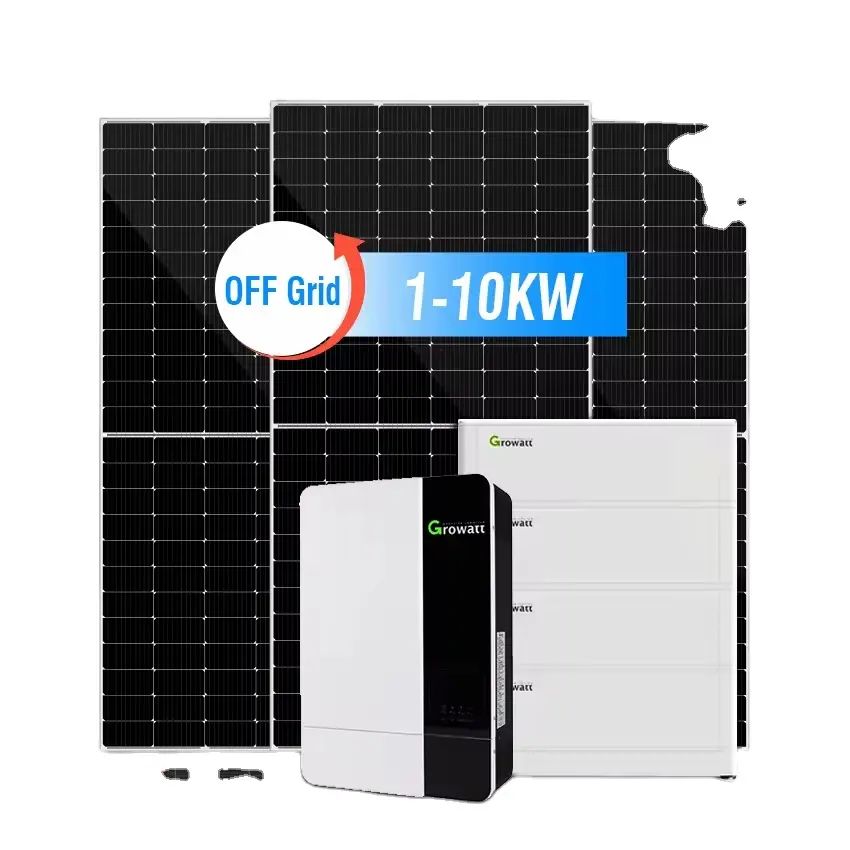 Nieuwe Residentiële 10kw 5kw Zonne-Energie 15kw Off Grid Zonne-Energie Systeem Voor Thuis