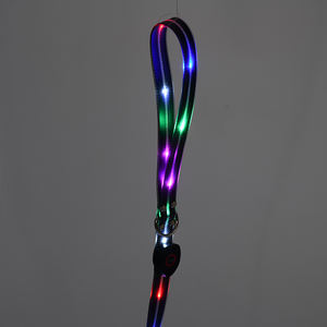 Yeni varış Led ışık köpek tasma naylon anti-kayıp yansıtıcı ayarlanabilir gece güvenlik yanıp sönen Led köpek tasma - Product Image 3
