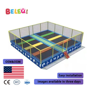 Conception professionnelle Installation <span class=keywords><strong>Parc</strong></span> <span class=keywords><strong>Parc</strong></span> de trampoline Commercial Sports de plein air Loisirs Centre de divertissement familial Métal - Product Image 5
