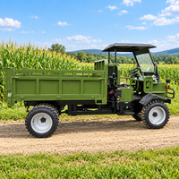 Camion benne hydraulique 4x4 diesel de qualité commerciale, capacité 2-3 tonnes, pour l'agriculture, l'exploitation minière et le soutien sur site