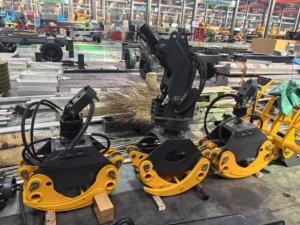 Rotateur hydraulique pour excavatrice, capacité 1T 3T, <span class=keywords><strong>grappin</strong></span> <span class=keywords><strong>forestier</strong></span> pour bois et herbe - Product Image 6