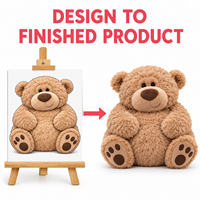 Collection de peluches personnalisées directement de l'usine, animaux en peluche haut de gamme personnalisés, jouet en peluche OEM/ODM