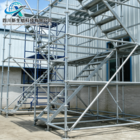 Andamio Industrial Galvanizado de Alta Resistencia, Estructura de Andamio para Construcción, para Proyectos de Almacenes/Talleres