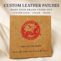 Écussons en cuir PU personnalisés avec logo thermocollant pour vestes, couvre-chefs, vêtements de travail et sacs de voyage