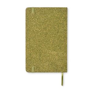 Customized <b>A5</b> Journal Notebook Eco Recycled Cover Made of 20% Tea Grounds, 30% Cork and 50% Poly Cotton Cloth Office <b>Notepad</b> - Product Image 5
