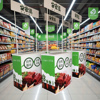 Promotion : Présentoir de comptoir pliable en plastique PP durable 40x80cm pour publicité et réception (vente en gros)
