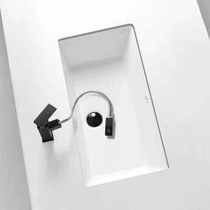 Lavabo Rettangolare in Ceramica Standard Americano da Incasso per Mobili da Bagno - Product Image 3