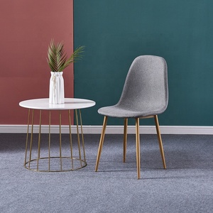 Semplice Nordic light di lusso schienale <span class=keywords><strong>casa</strong></span> sedia da pranzo sedia di ferro <span class=keywords><strong>arte</strong></span> la trattativa per il tempo libero sedia - Product Image 3