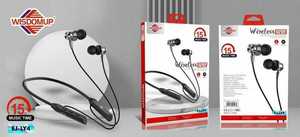Auricolari Wireless Wisdomup con Fascia da Collo, Bluetooth 5.0, IPX4, per Sport, con Ricarica Micro USB, 15 Ore di Autonomia - Product Image 3