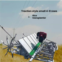 Machine à repiquer le riz multifonctionnelle Semoir et transplanteur automatique avec jardinière de riz pour la plantation de semis de riz