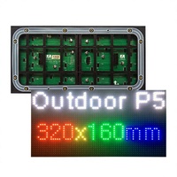 Module d'affichage LED couleur plein spectre extérieur P5-6432 SMD1921 RGB 64*32 pixels 1/8 Scan 320mm X 160mm Mur vidéo