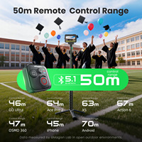 Télécommande Bluetooth AMagisn pour Insta360, Hero, DJI, téléphones mobiles Android et iOS
