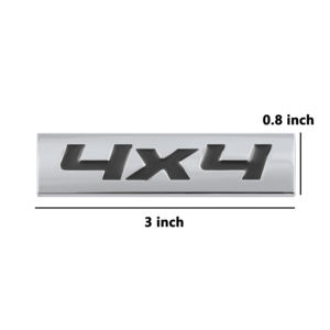 Barato personalizado emblema 4X4 coche Metal pegatina cuerpo deporte insignia OEM alta calidad al por mayor camión Auto accesorios autoadhesivo - Product Image 4