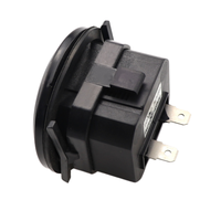 Compteur d'heures en plastique rond pour camion, tracteur, bateau, moteur, compteur de temps BenkPak HM-1