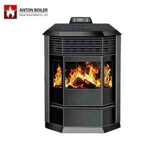 ANTON BOILER Poêle à granulés de biomasse multi-combustibles avec garantie de 2 ans Économie d'énergie et haute sécurité - Product Image 1