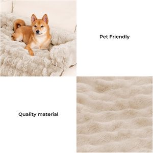Estera de cama calmante ecológica para perros, Protector de sofá, cubierta lavable extraíble, antideslizante, para uso en verano, perros y gatos grandes/medianos/pequeños - Product Image 3