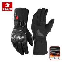 Gants de moto unisexes, chauds et imperméables pour l'hiver, pour la conduite hors route, anti-chute, résistants au froid, pour le ski, MQ-320
