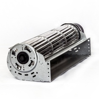 Ventilateur de refroidissement de moteur à condensateur, ventilateur transversal AC, turbine à vent, moteur de haute qualité, haute efficacité, 24V, 65mm, lame en aluminium, CE OEM