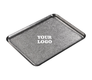 Plateau carré <span class=keywords><strong>en</strong></span> acier inoxydable vintage coré<span class=keywords><strong>en</strong></span> avec logo personnalisé, durable, écologique, design rétro, pour les fêtes, les cafés - Product Image 5