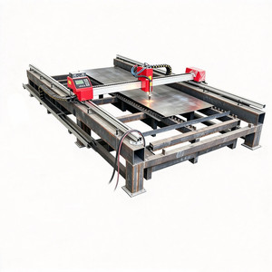 Découpeuse plasma CNC à double rail, machine de fabrication métallique automatique, moteur servo 380V, contrôle numérique haute précision - Product Image 1