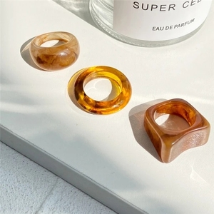 Bagues tendance pour femmes, plaquées or 18 carats, avec zircon de laboratoire coloré, modèle <span class=keywords><strong>2021</strong></span>, les plus vendues, en gros - Product Image 4