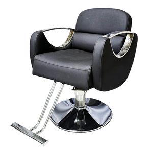 Black Hydraulic Ergonomic <b>Barber</b> <b>Chair</b> 360 Degree Rotation Adjustable Height Salon Styling <b>Chair</b> - Product Image 1
