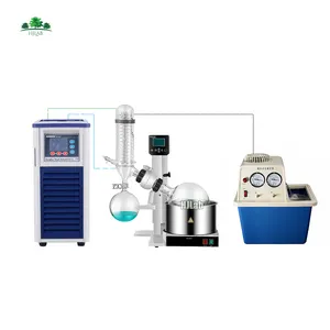 HJLab 5L 5000ml evapador Rotativo Evaporator putar dengan pendingin dan Pompa