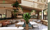 Café en bois Comptoir de restaurant Tables et chaises de bistro personnalisées Café Canapé Canapé Pub Meubles de bar