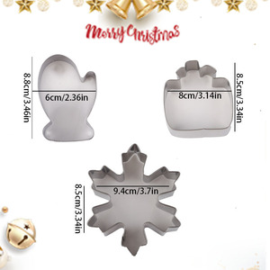 Juego <span class=keywords><strong>de</strong></span> Cortadores <span class=keywords><strong>de</strong></span> Galletas <span class=keywords><strong>de</strong></span> Navidad con Forma <span class=keywords><strong>de</strong></span> Muñeco <span class=keywords><strong>de</strong></span> <span class=keywords><strong>Nieve</strong></span> y <span class=keywords><strong>Copo</strong></span> <span class=keywords><strong>de</strong></span> <span class=keywords><strong>Nieve</strong></span>, <span class=keywords><strong>para</strong></span> Repostería Casera, Regalos Navideños, Moldes Festivos <span class=keywords><strong>para</strong></span> Pastelería - Product Image 4