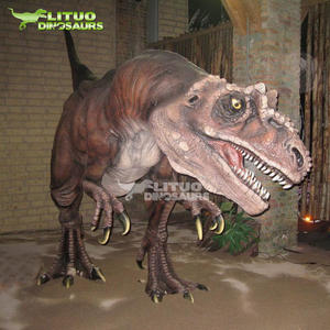 Dinosaurus animatronik Allosaurus dalam ruangan untuk pusat perbelanjaan taman petualangan taman trampolin taman peralatan taman logam - Product Image 2
