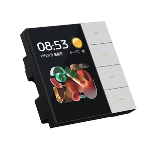 Sixgwh cho ZigBee cảm ứng thông minh chuyển đổi Pro 4-gang Radar cảm biến màu Temp mờ Rèm kiểm soát IP66 không thấm nước <span class=keywords><strong>220V</strong></span> cuộc sống thông minh - Product Image 1