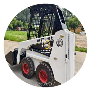 Mini chargeuse compacte de haute qualité utilisée à bas prix 99.99% chargeuse sur pneus Diesel de haute qualité à faible durée de travail moteur de base - Product Image 1