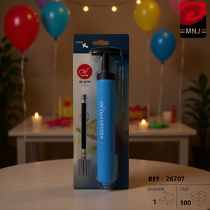Manual Air Pump For Balloons Blue 26707 - Product Image 2