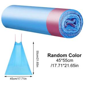 Hot bán đen dây rút HDPE tái chế Túi rác cuộn rác bin lót 1 tấn moq tùy chỉnh kích cỡ & độ dày - Product Image 5