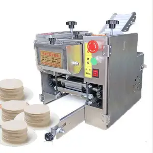 Table Top Pastry Noodle Flour Tortilla Bread Belt Sheeter Price Flat Crisp Roll Press Dough Roller Machine For Make Noodle