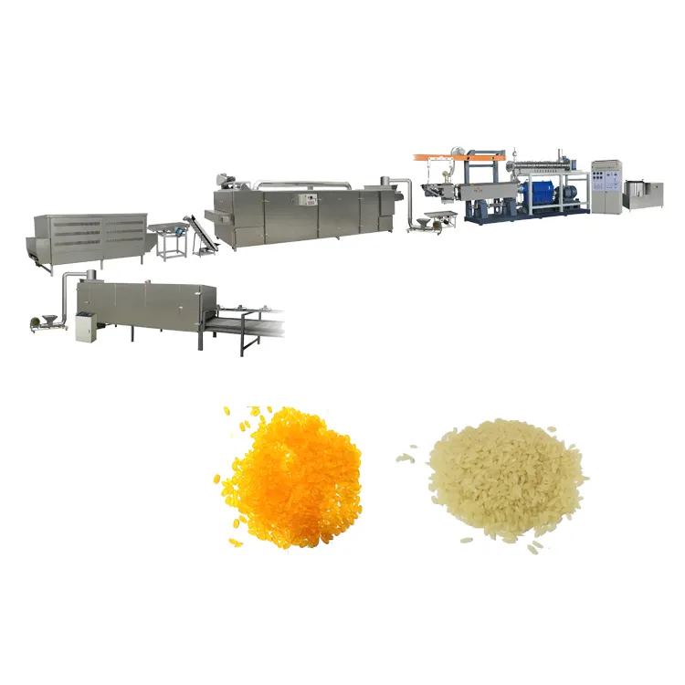 Hongqiang extrusora de arroz artificial, totalmente automática, linha de produção nutritiva
