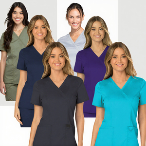 Conjuntos de Uniformes Médicos de Mezclilla de Alta Calidad 2024 para Doctores y Enfermeras de Hospital, Uniformes Elásticos Unisex - Product Image 3