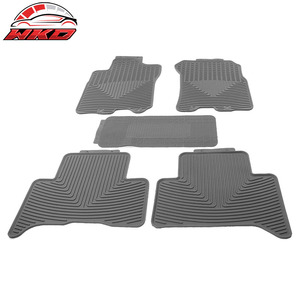 Alfombrillas de látex para Toyota FJ Cruiser 2007-2014, color gris, para todo tipo de clima, estilo OEM, impermeables. - Product Image 3