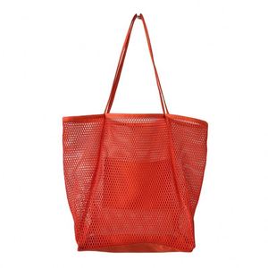 Bolso Tote de Malla de Gran Capacidad para Mujer, Versátil, de Lujo, para Playa, Pañales, Estilo Elegante - Product Image 4
