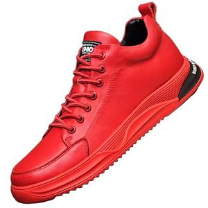 <span class=keywords><strong>Baskets</strong></span> <span class=keywords><strong>rouges</strong></span> de haute qualité pour l'année de naissance 2025, nouvelles chaussures <span class=keywords><strong>rouges</strong></span> en cuir véritable de première qualité avec talon compensé dissimulé, grande taille - Product Image 2