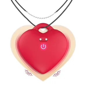 Vibrador de Bala para Masturbación de Adultos, Collar con Forma de Corazón para Mujer, Estimulador de Clítoris, Masajeador de Punto G, Huevo Vibrador, Juguetes Sexuales para Mujeres - Product Image 1